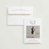 "flowering arch" - Save the Dates in Sage by Lori Wemple - Save the Date with Envelope