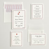 "Two Hearts" - Save the Dates in Lily by Pati Cascino - Matching Invitation Suite