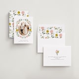 "botanical cameo" - Save the Dates in Swan by Lori Wemple - Assembled