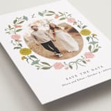 "botanical cameo" - Save the Dates in Swan by Lori Wemple - Detail