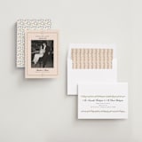 "Monogramed" - Save the Dates in Blush by Susan Moyal - Assembled