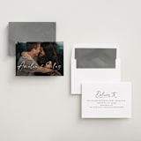 "Because of you" - Save the Dates in Marshmallow by Lea Delaveris - Assembled