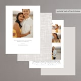 "chiffon" - Save the Dates in Crystal by chocomocacino - Back of Card Options