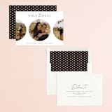 "Moonshadow" - Save the Dates in Salt & Pepper by Olivia Raufman - Assembled
