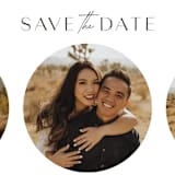 "Moonshadow" - Save the Dates in Salt & Pepper by Olivia Raufman - Detail