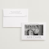 "Classic Charm" - Save the Dates in Midnight by Stacey Meacham - Save the Date with Envelope