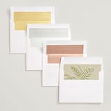 "Heated" - Save the Dates in Mellow by Inkblot Design - Envelope Liner Options