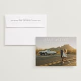 "prose" - Save the Dates in Ivory by Maja Cunningham - Save the Date with Envelope