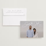 "Sweetest Love" - Save the Dates in Snow by Lauren Chism - Save the Date with Envelope