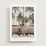 "Malibu Dreams" - Save the Dates in Linen by Ashley Cuccio - Front