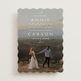 "Wiggly Weekend" - Save the Dates in Bone by Alaina Cherup - Front