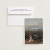 "Wiggly Weekend" - Save the Dates in Bone by Alaina Cherup - Save the Date with Envelope
