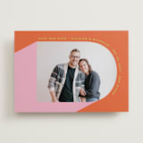 "Pop Art" - Save the Dates in Tangerine by Katie Zimpel - Front