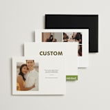 "Landscape" - Save the Dates in Charcoal by Minted - Back of Card Options