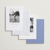 "Delicate Vines" - Save the Dates in Periwinkle by Kristen Smith - Back of Card Options