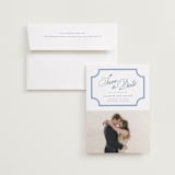 "Marenza" - Save the Dates in Bluebell by Jessica Williams - Save the Date with Envelope