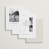 "Palm" - Save the Dates in Ecru by AK Graphics - Back of Card Options