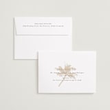 "Palm" - Save the Dates in Ecru by AK Graphics - FREE Recipient Addressing