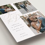 "Whimsy" - Save the Dates in Snow by AK Graphics - Detail