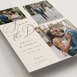 "Whimsy" - Save the Dates in Ecru by AK Graphics - Detail