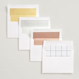 "Whimsy" - Save the Dates in Snow by AK Graphics - Envelope Liner Options