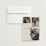 "Whimsy" - Save the Dates in Ecru by AK Graphics - Save the Date with Envelope