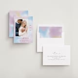 "Rainbow Haze" - Save the Dates in Lavender by Katie Zimpel - Assembled
