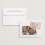 "Keepsake" - Save the Dates in Blush by Morgan Kendall - Save the Date with Envelope