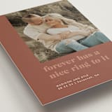 "Nice Ring" - Save the Dates in Cinnamon by Sarah Brown - Detail