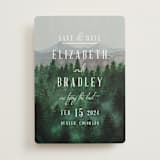 "Adventure Awaits" - Save the Dates in Smoke by Elly - Front