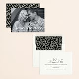 "Beloved" - Save the Dates in Snow by Sarah Brown - Assembled