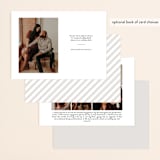 "Genteel" - Save the Dates in Mist by Sarah Curry - Back of Card Options