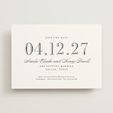 "Hepburn" - Save the Dates in Tuxedo by Megan Davis - Front