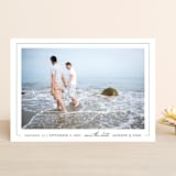"Photo First" - Save the Dates in Pearl by Erin Deegan - Front
