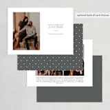 "Special Snapshots" - Save the Dates in Charcoal by Bethan - Back of Card Options