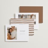 "Chantilly" - Save the Dates in Rust by Stacey Meacham - Back of Card Options