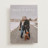 "modern stencil" - Save the Dates in Cloud by Sara Hicks Malone - Front