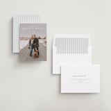 "modern stencil" - Save the Dates in Cloud by Sara Hicks Malone - Assembled