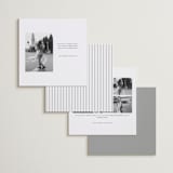 "Written with love" - Save the Dates in Noir Slate by Ana de Sousa - Back of Card Options