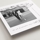 "Written with love" - Save the Dates in Noir Slate by Ana de Sousa - Detail