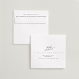 "Written with love" - Save the Dates in Noir Slate by Ana de Sousa - FREE Recipient Addressing