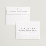 "And here we are" - Save the Dates in Marble by Lea Delaveris - FREE Recipient Addressing