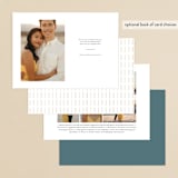 "One Fine Day" - Save the Dates in Slate by Eric Clegg - Back of Card Options