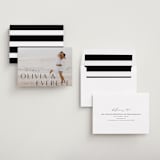 "Modern Classic Names" - Save the Dates in Onyx by Emily Betts - Assembled