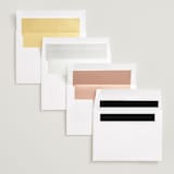 "Modern Classic Names" - Save the Dates in Onyx by Emily Betts - Envelope Liner Options