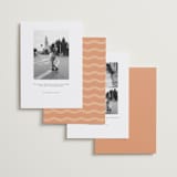 "Wavy" - Save the Dates in Seashell by Robert and Stella - Back of Card Options