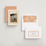 "Wavy" - Save the Dates in Seashell by Robert and Stella - Assembled