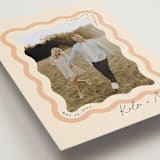"Wavy" - Save the Dates in Seashell by Robert and Stella - Detail