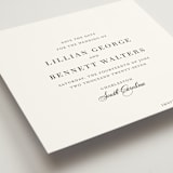 "Charleston" - Save the Dates in Tuxedo by Megan Davis - Detail