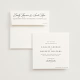 "Charleston" - Save the Dates in Tuxedo by Megan Davis - Save the Date with Envelope